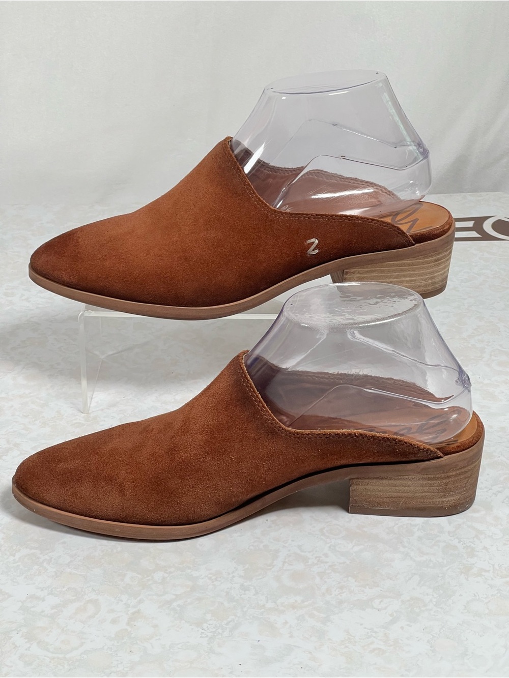 Zodiac Brown Suede Slip-On Mules Slides Western Boho Shoes Women's Sz 7, EUR 37 - Picture 3 of 10